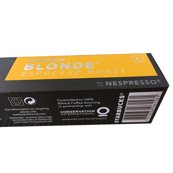 

Starbucks Nespresso Blonde Espresso Roast 10 капсул