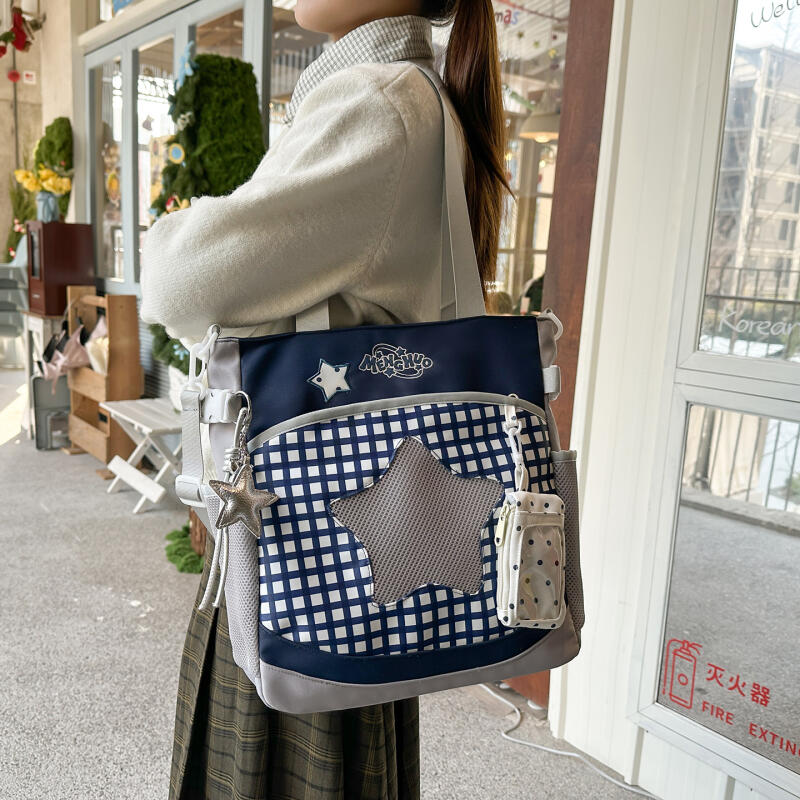 Nylon Bag Women's Crossbody Bag Large Capacity Student Shoulder Bag