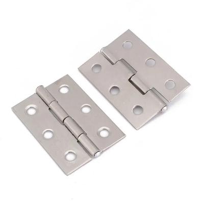 10 Piezas Bisagras de Puerta de Acero Inoxidable Puertas de Gabinete Ventanas Caja de Madera Bisagra Plana Ferretería para Muebles del Hogar Accesorios