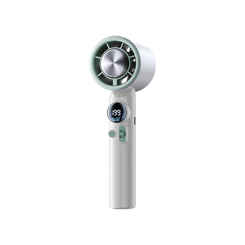 Handheld Ice Cooling Fan With Type C Rechargeable And Adjustable Speed For Outdoor Use