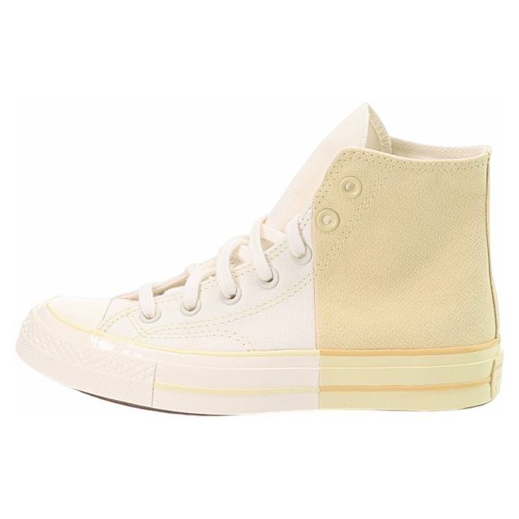 Converse 1970s Chuck Taylor All Star Comfortable Versatile Mid-Top Canvas Shoes Unisex Sneakers White Yellow A00541C