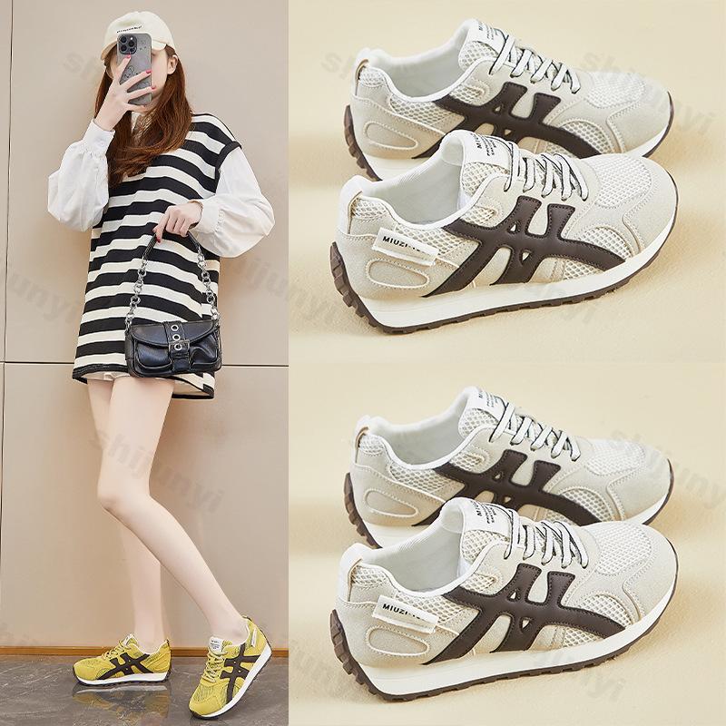 Sneakers Women Casual Shoes 2026 Outdoor Running Vulcanized Shoes Comfortable Non-slip Lace-up Fashion Shoes Zapatillas De Mujer