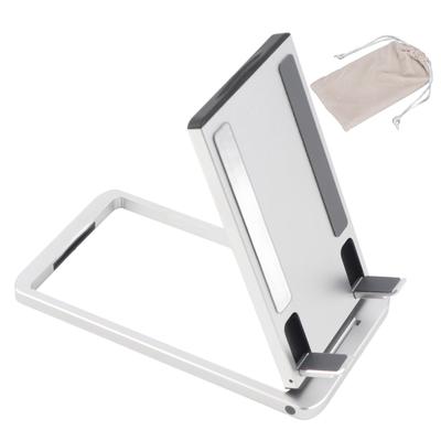 Verstellbarer Handyhalter Faltbarer Aluminiumlegierung Tablet-Computer Telefonhalter Silber