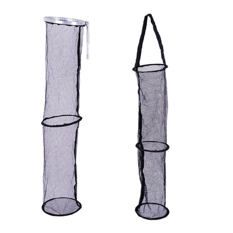 Net Baits Storage Cage for Keep Minnows Quick Dry Fishing Basket Bucket Foldable Fishing Net Holder