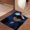 Detective Conan Mystery Adventure Theme Rug Absorbent Nonslip Carpet For Living Room Coffee Table Home Party Decor Gift For Friends