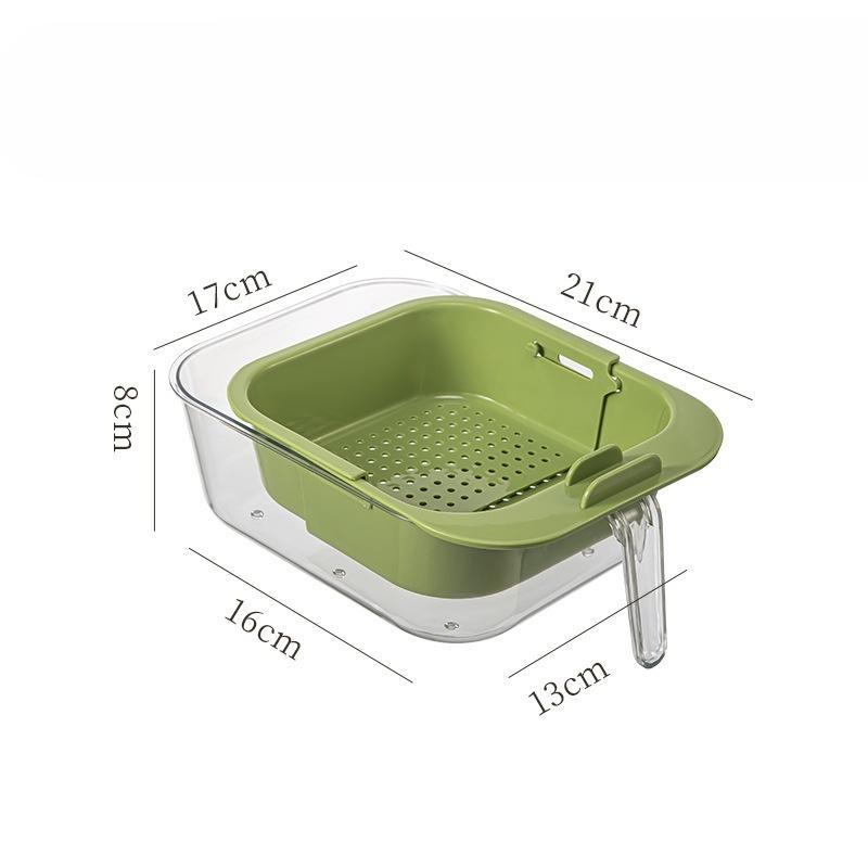 Double-layer Snack Box Fruit Tray Living Room Candy Box Drain Area Basket Home Use Fruit Tray Lazy People Eat Melon Seed Storage Tray