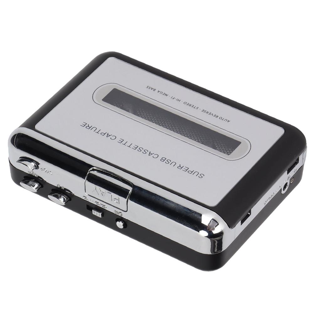 Tape to MP3 Converter Stereo 3.5mm Portable USB Cassette Player with Earphone for Laptop PC  Cassette Player