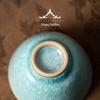 Ru Kiln Ice Crackle Glaze Tea Bowl – High-End Gongfu Ceramic Cup for Personal Use