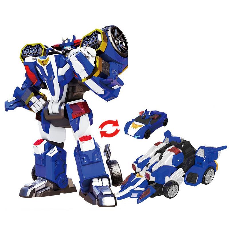 2 IN 1 Tobot Transformationsroboter zu Auto Spielzeug Korea Cartoon Brüder Anime Tobot Verformungsauto Spielzeug für Kinder Geschenk