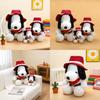 Classic Western Cowboy Snoopy Plush Toy With Polyester Fiber Filling For Kids And Collectors