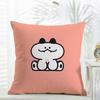 Cute IP Portrait Cushion Cover Comfort Daily Washable Linen Soft  for Sofa Bed Home Room Decor
