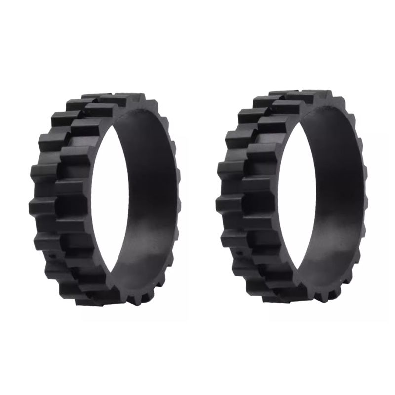

AEE4-2PCS Tire Leather For Xiaomi 1ST 1S For Roborock T4 Vacuum Cleaner Replacement Parts Strong Adhesion Easy Assembly чёрный