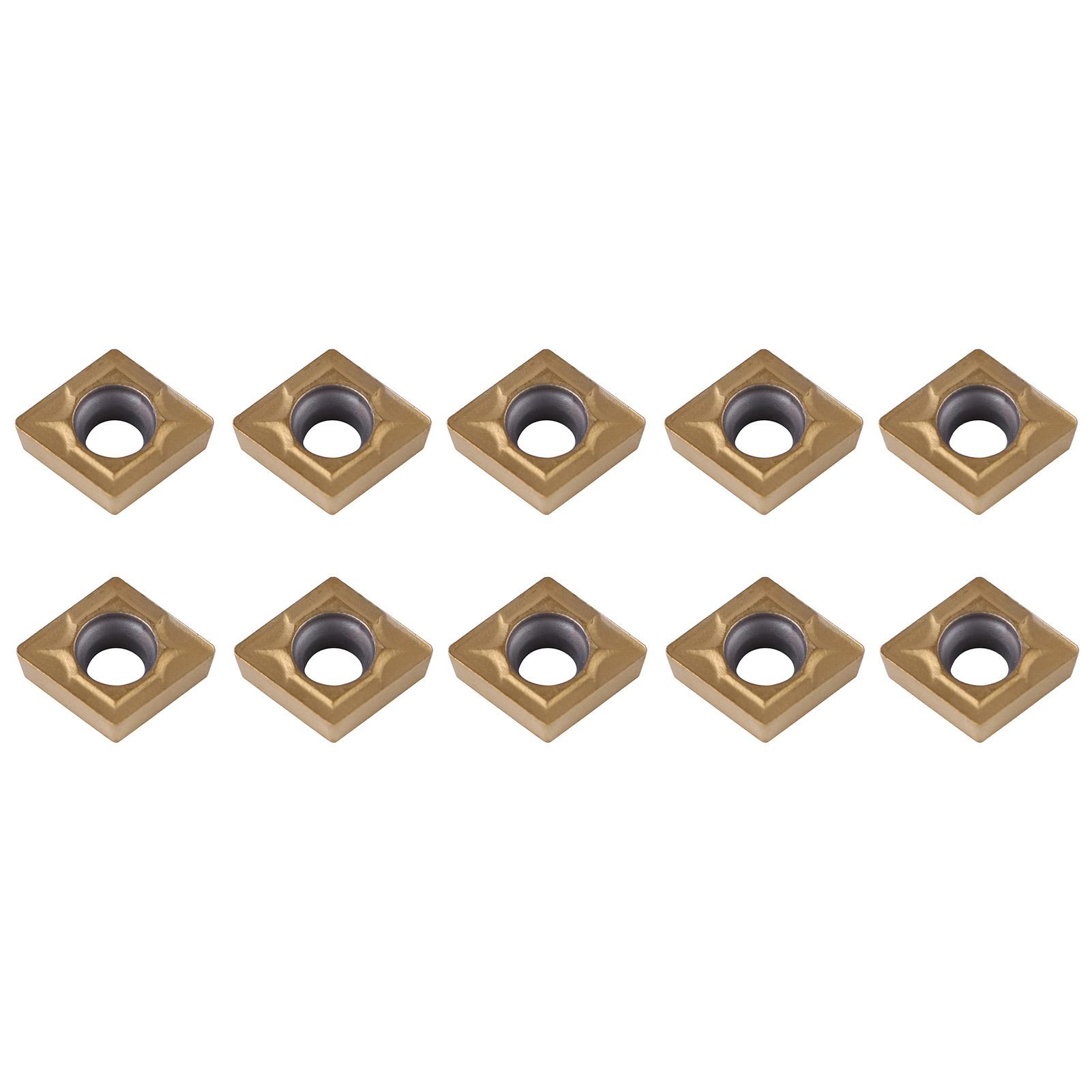 

10pcs CNC Carbide Tips Inserts Blade Cutter Lathe Turning Tool With Box