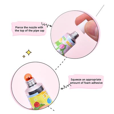 1/3Pcs Blowing Colorful Bubble Ball Plastic Balloon Won'T Burst Safe For Kids Boys Girls Gift Cartoon Magic Bubble Glue Toy