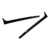 2pcs Rear Window Side Spoiler Glossy Black ABS Beveled Cover Replacement for MK5 2011?2017