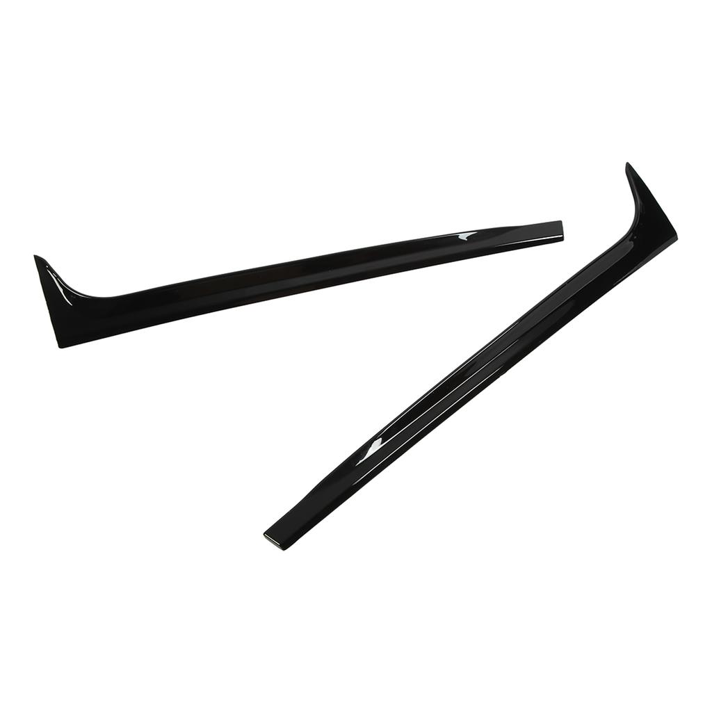 2pcs Rear Window Side Spoiler Glossy Black ABS Beveled Cover Replacement for MK5 2011?2017