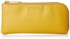 Labagagerie Shrink Leather L-Shaped Zip Wallet B01-99-03SC Yellow