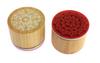 Navire Wooden Set of Floral and Round and Square Stamps, 12, Lace-Embellished,