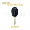 For Toyota Corolla Fielder Vitz Rav4 Mk4 Rav 4 2 Buttons Soft Tpu Car Key Case Cover Remote Shell Fob Holder Keychain Protector