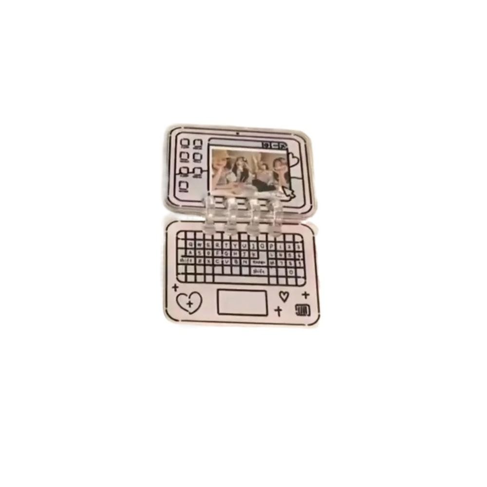 Loose-Leaf Photo Frame Key Chain DIY Photo Keychain Computer Phone Shape Bag Pendant Gift