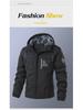 Men's & Couples' Trendy Hooded Cotton Jacket for Autumn/Winter - Warm, Velvet-Lined, Thickened, Casual.