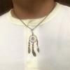 Helldorado Blue Topaz Dreamcatcher Pendant