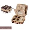 Leopard Print Velvet Jewelry Box for Accessories and Gifts