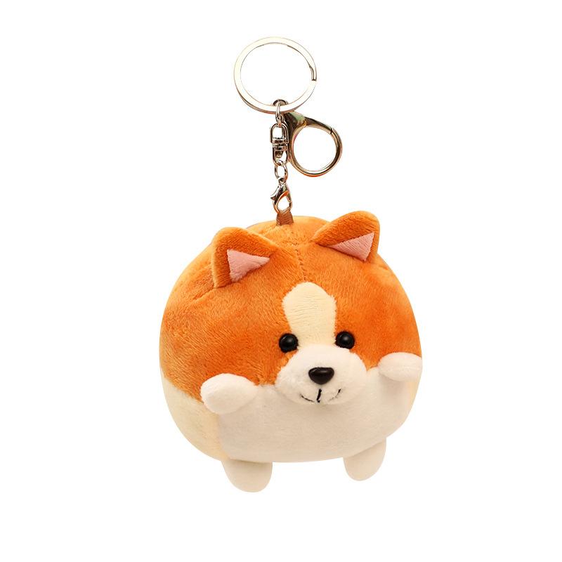 Niedlich Niedlich Welpe Hund Shiba Inu Kleiner Anhänger Plüschtier Corgi Puppe Mädchen Tasche Schlüsselanhänger Stoffpuppe