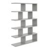 Modern Open Wall Shelves, Bookcase - No. 4 White