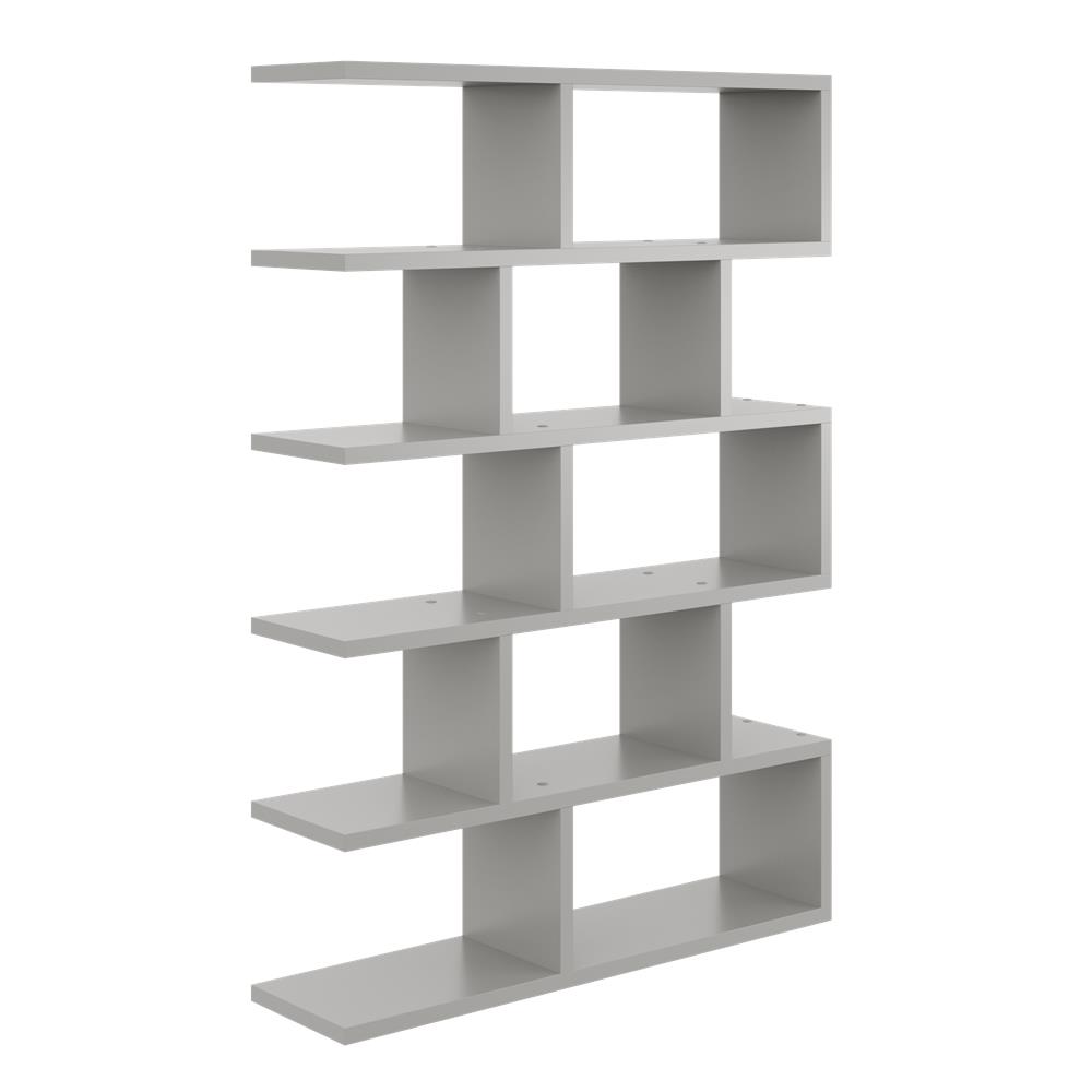Modern Open Wall Shelves, Bookcase - No. 4 White