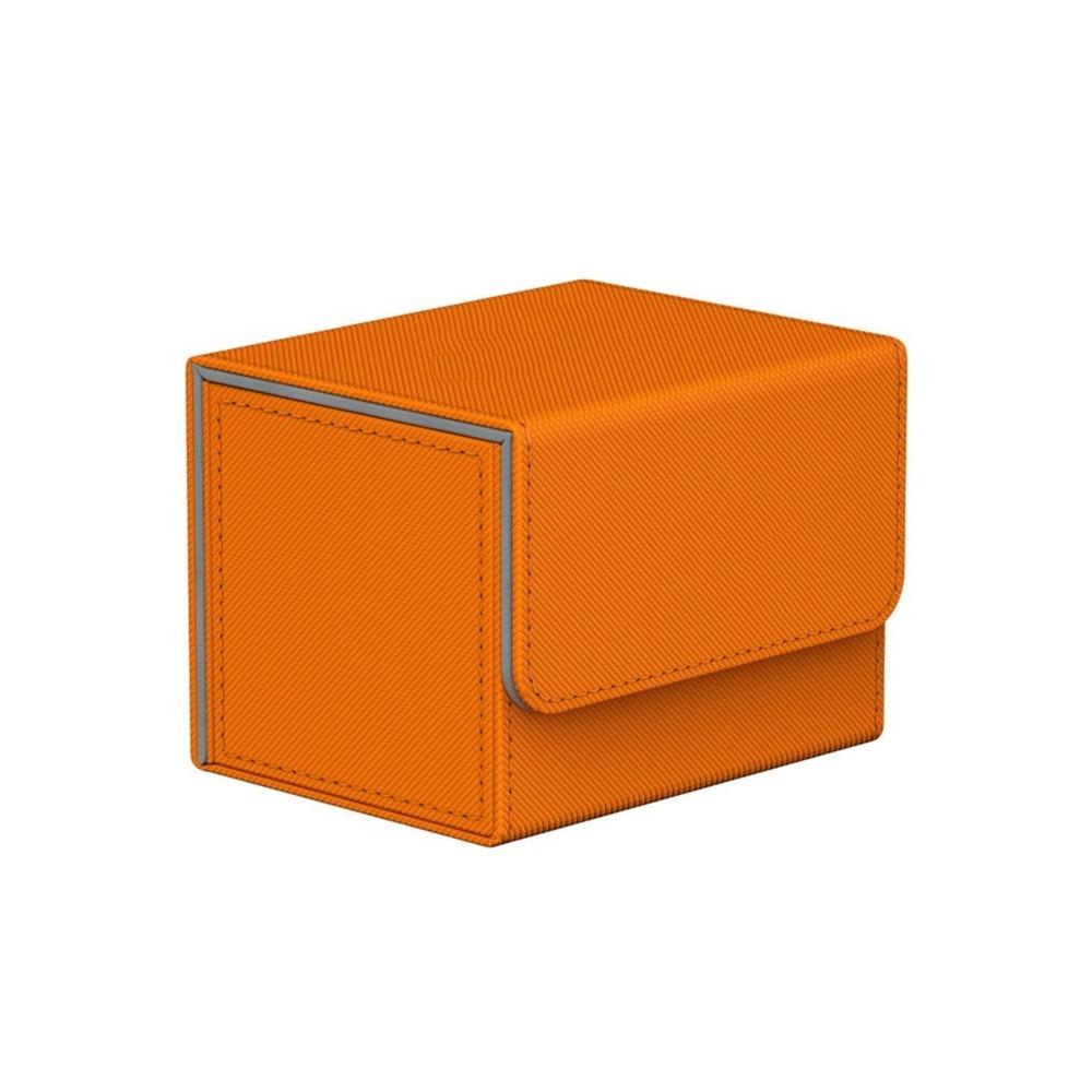 Fit 100 Single Sleeved Trading Card Deck Box Flip Cover Game Card Cases  Gathering Card