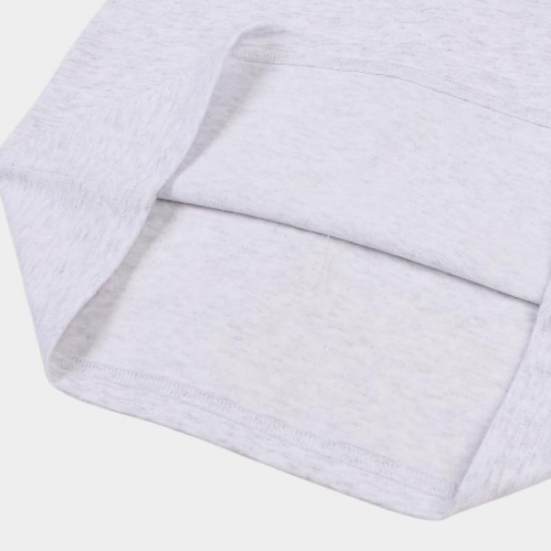 KANGOL KIDS PockeT Logo Long Sleeve T shirT Melange Gray Sa 0002