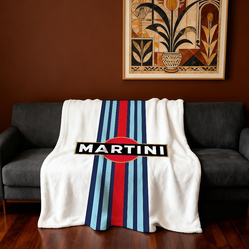 Decke Super Logo R-Racing-ES M-Martini Warm Bequem Plüsch Überwurf Coole Decke Kind Zuhause Sofa Schlafzimmer Geschenk