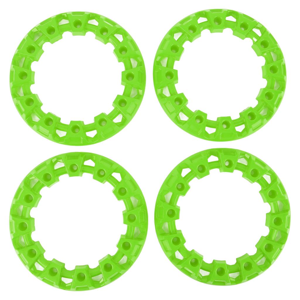 4pcs ATV Wheel Hub Trim Anti Scratch Universal Plastic Go Kart Wheel Rim Hub Protection Cover for 7 Inch Tires