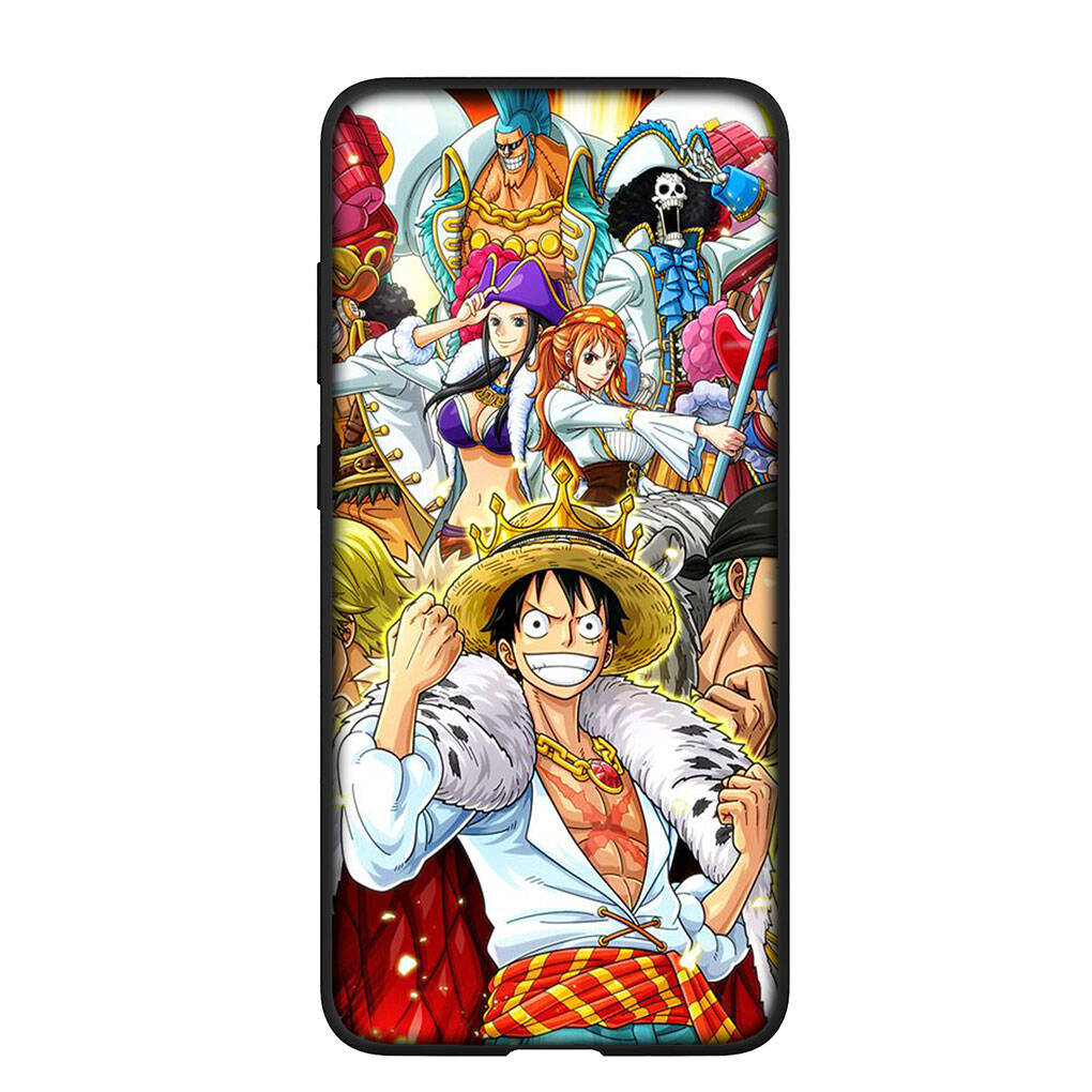 Phone Case for iPhone 17 15 16 Plus XR Redmi Note 14 12 11 13 Pro Max Huawei P30 P20 Lite Y9 OPPO A60 A40 A80 A18 A16 A54 Anime Luffy One Piece Cover