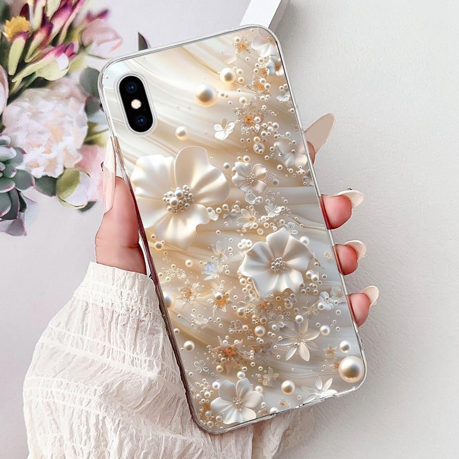 For Apple iPhone X XR XS Max Case New Luxury Painted Cover Soft Slim Phone case For iPhone XS Max iPhoneX iPhoneXR Fundas Bumper