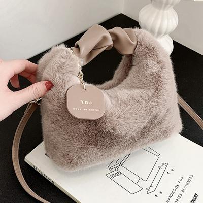 Popular Fairy Plush Bag New Winter Handbag Cute Plush Women Bag Shoulder Messenger Bag