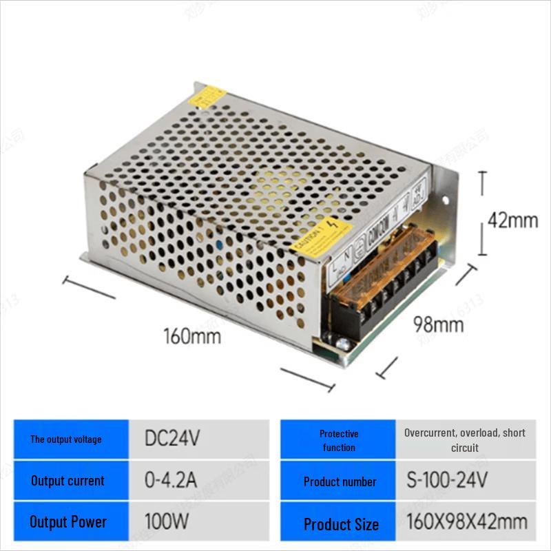 Jiangyi DC 24V 100W Switching Power Supply Adapter