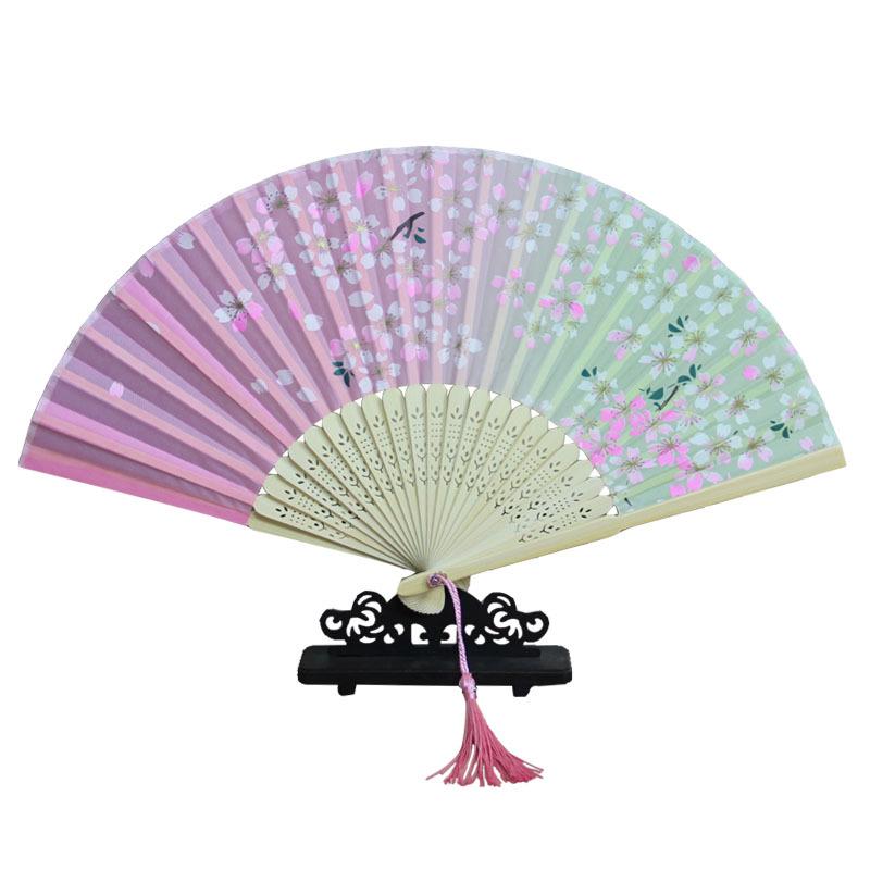 Retro-Tanzfächer im japanischen Stil für den Sommer - Klassischer antiker Stil