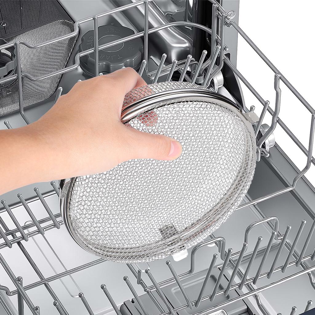 Rund Nätlåda Diskmaskin Bestickkorg Flaskdelar Förvaringskorgar Förvaringskorgar Rostfritt Stål Redskap Baby