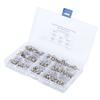 400pcs NickelPlated Carbon Steel Self Tapping Screw Precise Tapping Screw Set M3