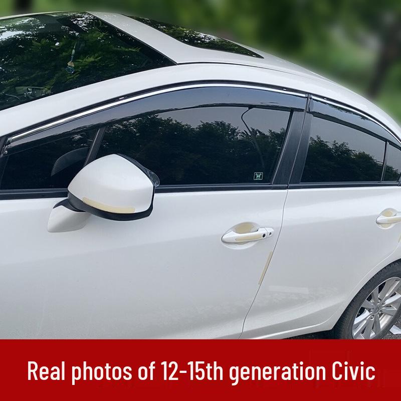 Honda Tenth Gen Accord, Civic, Lingpai, and Fengfan Car Window Rain Visor - Sun and Rain Guard for CR-V, XRV