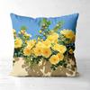 Floral Throw Pillow Covers Spring Garden Cushion Cases Polyester sofa  cushion cov Headboard Pillow (Without Pillow Core