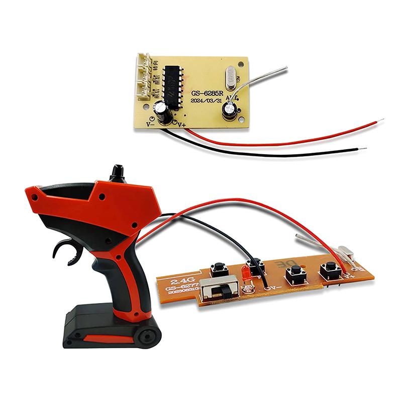1 Set 2.4G 4Ch Remote Control Transmitter And Receiver Module Accessories Replacement For Ship Tank Boats Model Rc Hobby Car