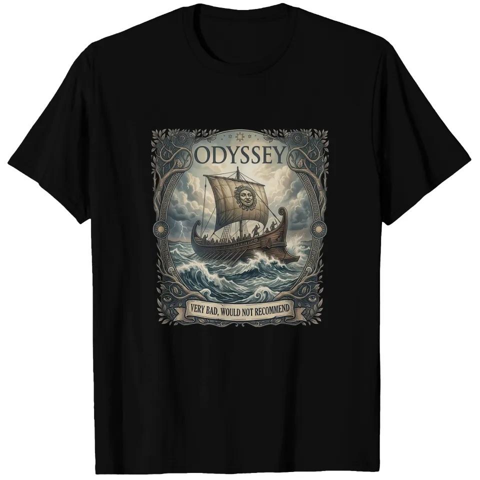 Odysseus Epic Music Custom Printed T-shirt, Epic Enthusiasts Retro Mythical Costume Book Gift Polyphemus T-shirt