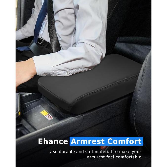 INTGET For 2024 2025 2026 Lexus GX 550 Center Console Cover Leather With Thin Pad Center Arm Rest Cover Middle Console Protector For Lexus GX 550