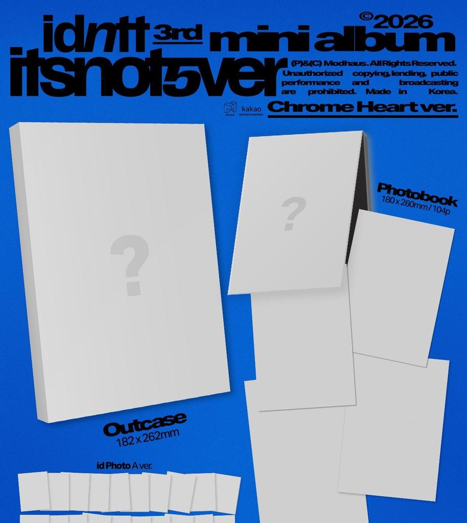 [Pre-order] idntt [itsnotover] 3rd Mini Album + Free Gift