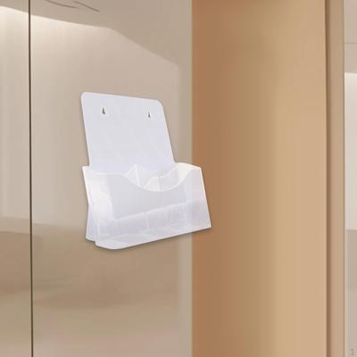 Porte-brochures en acrylique, organisateur de comptoir, support de dépliants, panneau pour livrets