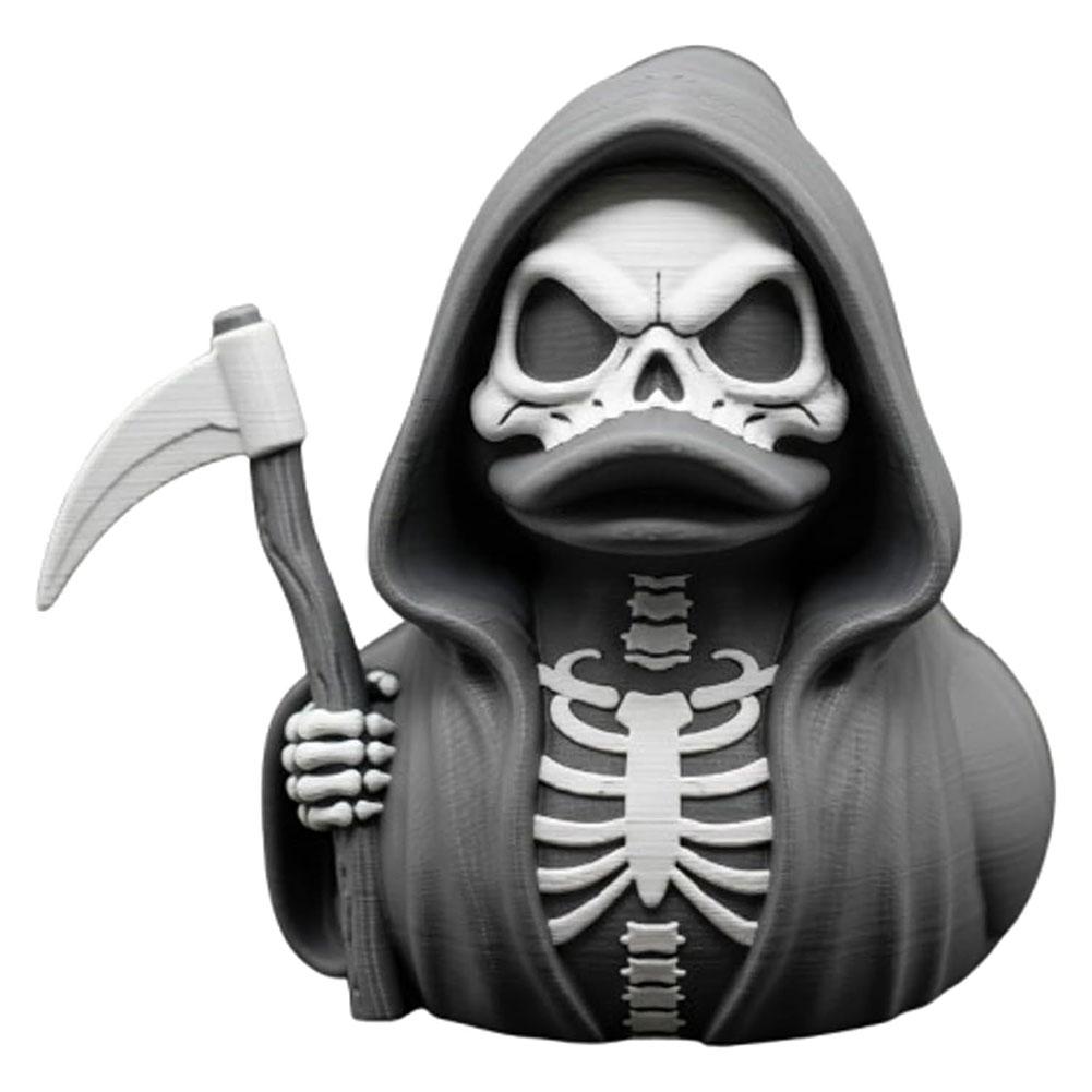 Grim Reaper Duck Figurine Collectible Scary Death Duck Statue Horror Duck Statue Halloween Gothic Decor