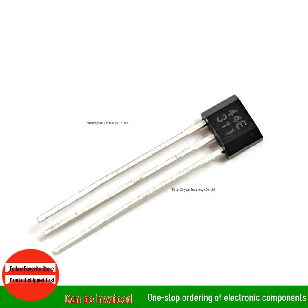 Siebdruck Hall-Effekt-Sensor 44E OH4144 A3144E TO92 Transistor, Brandneu, Through-Hole.
